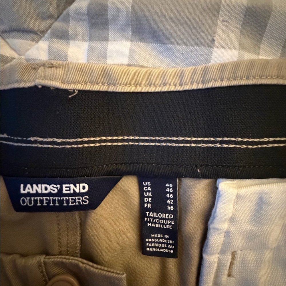 Lands' End Men's Khaki Pants 46x30 like new
